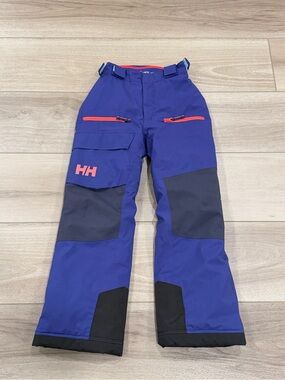 Girls Helly Hansen Junior Legendary Waterproof Winter Ski Snow Pants Sz Youth 10